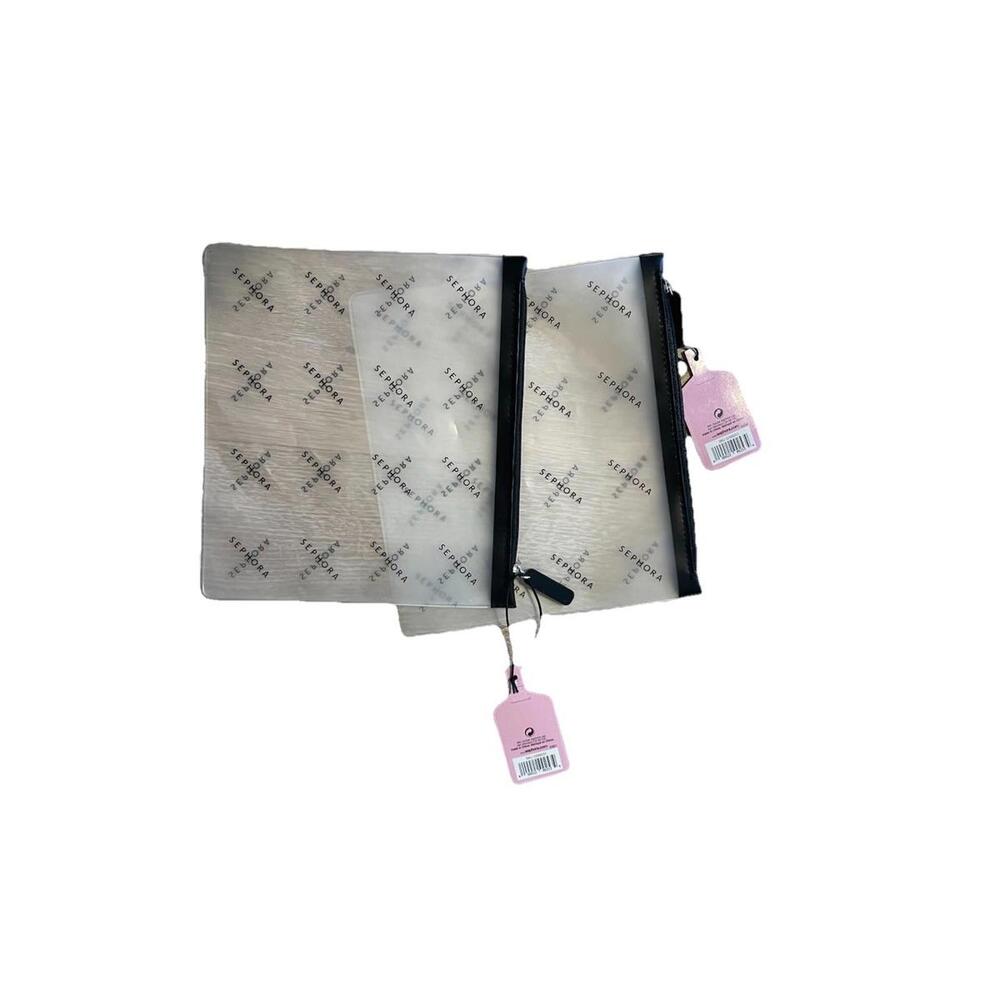 Sephora Zipper Cosmetic‎ Bags Lot Of 2 H86